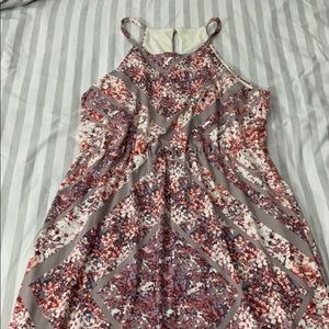 Floral print maxi dress